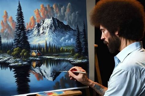 how much does a bob ross painting go for: exploring the value of his artwork